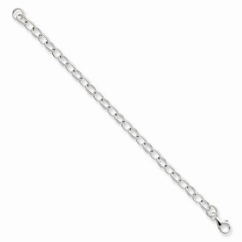 Amore La Vita 6 mm Sterling Silver Rhodium Plated Charm