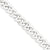 Sterling Silver Hollow Curb Chain Bracelet