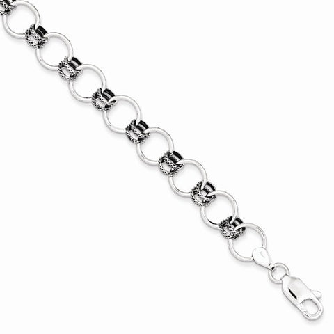 Sterling Silver Circle Bracelet