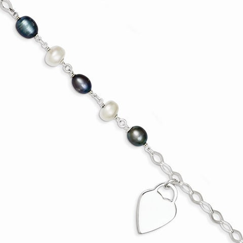 Sterling Silver Freshwater Cultured Pearl Bracelet