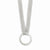 Sterling Silver Fancy Circle Necklace