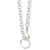 Sterling Silver Fancy Rolo Necklace