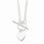 Sterling Silver Heart Tag Necklace