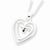 Sterling Silver Hearts Dove Necklace
