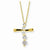 Sterling Silver Vermeil Cross Journey Necklace