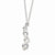 Sterling Silver CZ Journey Necklace