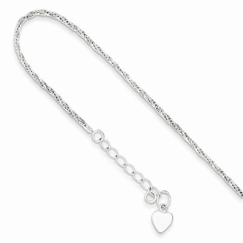 Sterling Silver Diamond-Cut & Polished Bracelet