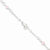 Sterling Silver & Pink Stone Polished Dolphin Childrens Bracelet