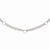 Sterling Silver Polished Multi-Strand Fancy Circle Necklace