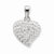 Sterling Silver Stellux Crystal Heart Necklace