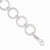 Sterling Silver Textured Circle Bracelet