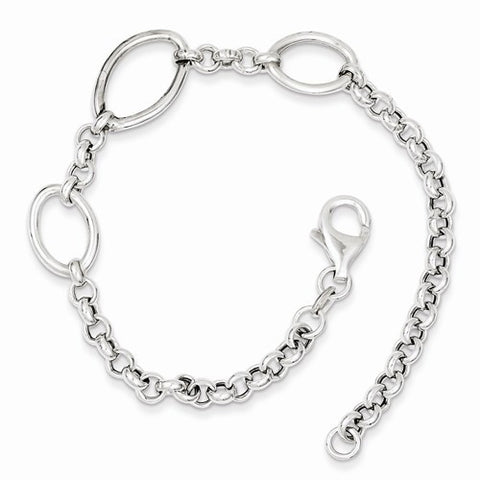Sterling Silver Fancy Bracelet