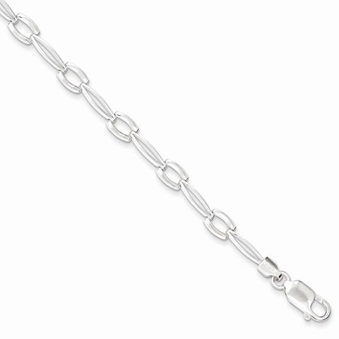 Sterling Silver Polished Fancy Bracelet