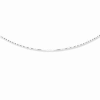 Sterling Silver Neckwire Necklace