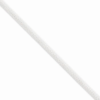 Sterling Silver Fancy Mesh Necklace