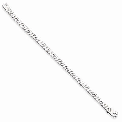 Sterling Silver Square Curb Link Bracelet