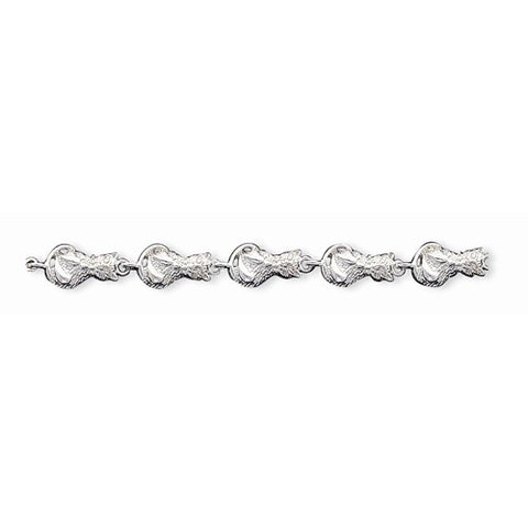 Sterling Silver Cats Bracelet