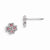 Sterling Silver Swarovski Elements Shammrock Post Earrings
