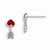 Sterling Silver Enameled Arrow Post Earrings