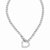 Sterling Silver CZ Heart Necklace