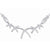 Sterling Silver Fancy CZ Necklace