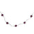 Sterling Silver Purple Crystal Necklace