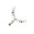 Sterling Silver Green Crystal Fancy Link Necklace