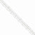 Sterling Silver Polished Fancy Link Toggle Bracelet
