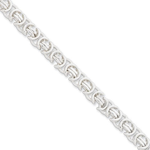 Sterling Silver Fancy Link Bracelet