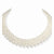 Sterling Silver Freshwater Cultured White Pearl Bib Necklace