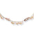 Sterling Silver Cultured Pearls, Rose Quartz & Peach Crystal Necklace