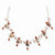Sterling Silver Cherry Quartz, Carnelian, Red  Necklace