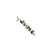 Sterling Silver White Green Freshwater Cultured Pearl Bracelet