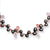 Sterling Silver Cherry, Rose Quartz & Grey Cultured Pearl Necklace