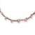 Sterling Silver Rose Quartz & Cultured Peach Pearl Necklace