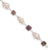 Sterling Silver Pink Cultured Pearl &  Bracelet