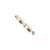 Sterling Silver Multicolored Quartz Cultured Pearl Yellow Bracelet