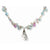 Sterling Silver Blue Crystal, Amazonite, Lavender Quartz, Cult Pearl Necklace