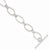 Sterling Silver Polished Fancy Link Bracelet