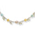 Sterling Silver Chalcedony, , Cultured Pearl Necklace
