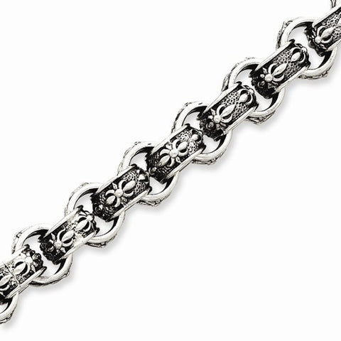 Sterling Silver Antiqued Bracelet