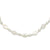 Sterling Silver Diamond Shaped Cultured Pearl & Bead Necklace