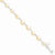 Sterling Silver Freshwater Cultured Peach Pearl Bracelet
