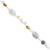 Sterling Silver Botswana Agate Labradorite  Crystal Bracelet