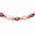 Sterling Silver FW Cultured Multi-Color Pearl Necklace