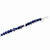Sterling Silver Blue Agate Dark Blue Cultured Pearl Bracelet