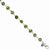 Sterling Silver Green Freshwater Cultured Pearl Bracelet