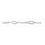 Sterling Silver Polished Fancy Link Chain Bracelet