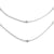 Sterling Silver Polished & Meshed Bead Bracelet