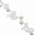 Sterling Silver Crackle & Rock Quartz Freshwater Cultured Pearl Bracelet